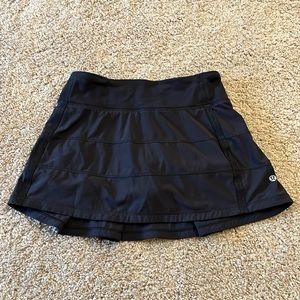 Black Lululemon Tennis/Golf Skirt/Skort Size 2